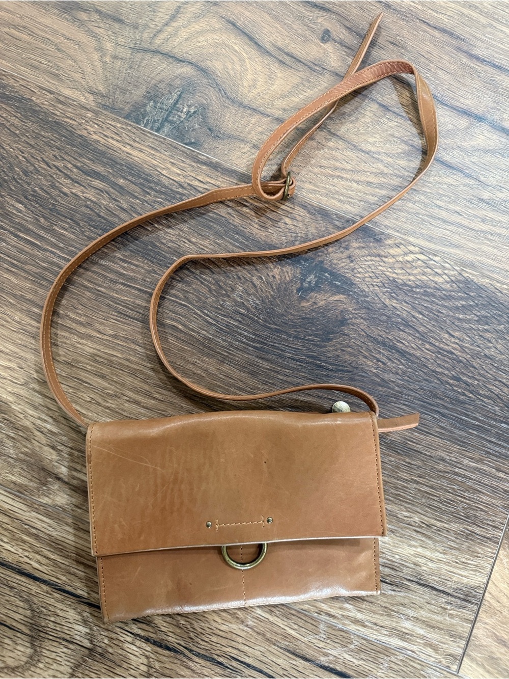 Lucky Brand Genuine Leather Convertible Wallet Crossbody